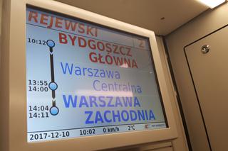 Pociąg Rejewski ruszył z Bydgoszczy do Warszawy