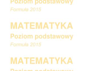 Matura z matematyki 2023 - arkusze CKE stara formuła