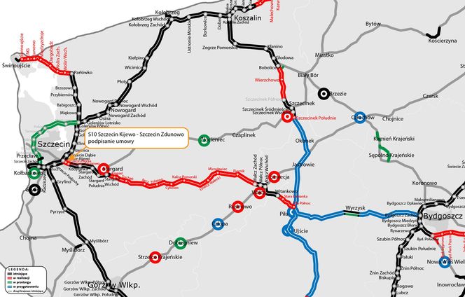 Droga S10 połączy Szczecin z centrum kraju