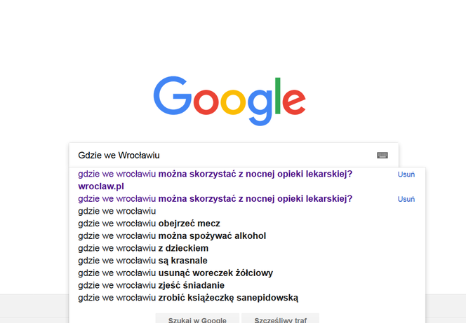 Wrocław w Google