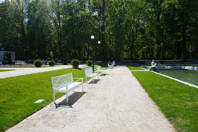 Różanka w Parku Planty po remoncie