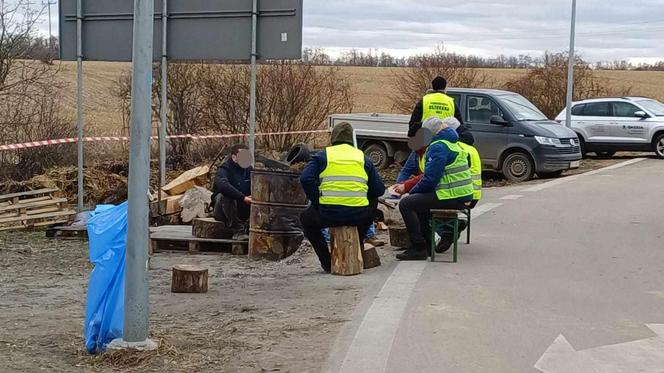 Protest rolników  w Medyce