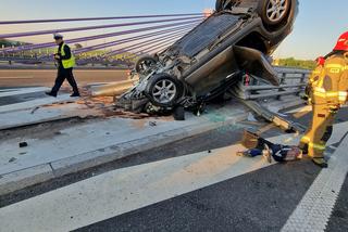 Wypadek na autostradzie A1 w Mszanie. Trasa zablokowana