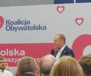 Donald Tusk w Krakowie poparł Aleksandra Miszalskiego