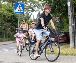 Agnieszka Kaczorowska i Marcin Rogacewicz wybrali się na rowery 