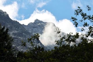 Śnieg w Tatrach w sierpniu