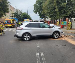 Wypadek w Lubrańcu. Wiele osób rannych po zderzeniu busa i osobówki 