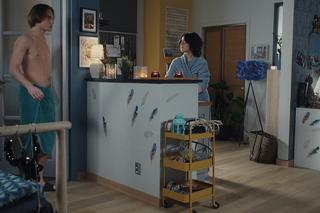 M jak miłość odc. 1722. Basia (Gabriela Raczyńska), Jasiek (Stanisław Dusza)