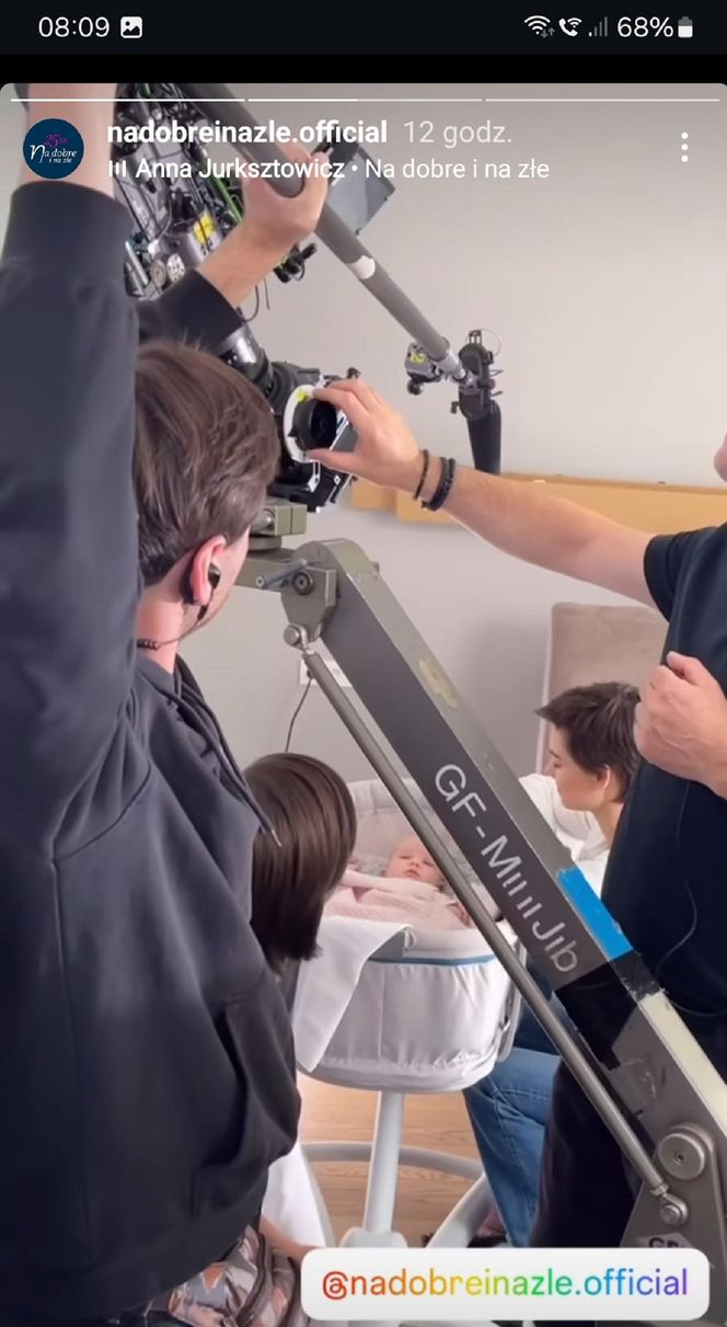 Na dobre i na złe nowy sezon. Kubuś (Wiktor Trojan), Blanka (Pola Gonciarz), Nina (Rita Sobocińska) na planie