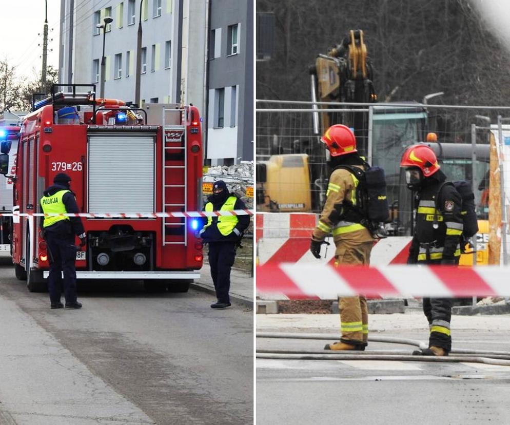 Pożar w salonie urody w Wawrze. Strażacy znaleźli podejrzaną paczkę, ewakuacja mieszkańców