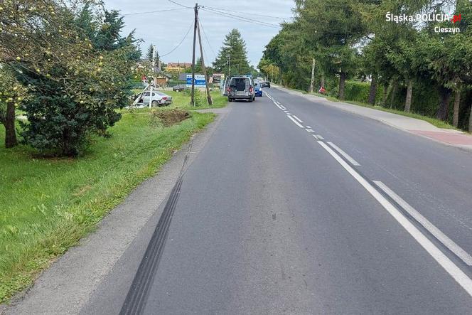 Ucieczka przed policją zakończona w rowie