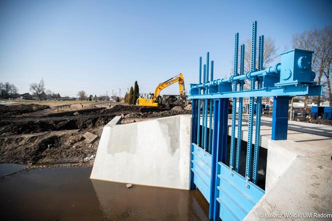 Postęp prac nad zalewem na Borkach