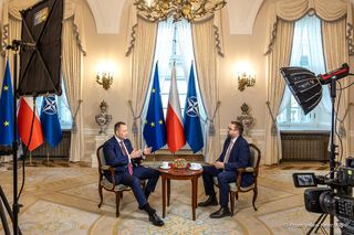 Prezydent Nawrocki o rosyjskim ataku dronów na Polskę: „Putin sprawdza NATO”