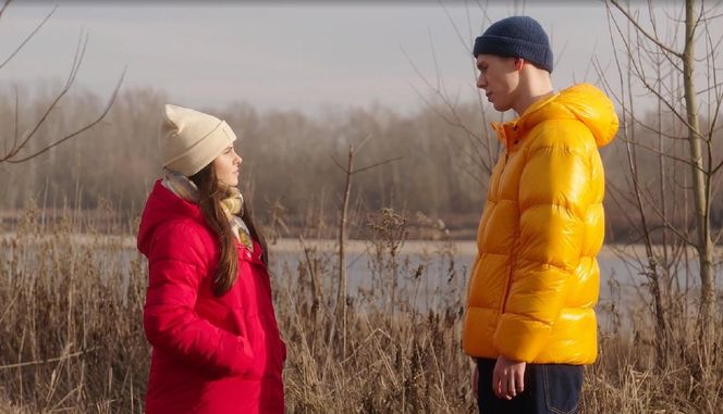 	M jak miłość odc. 1861. Basia (Karina Woźniak), Michał (Igor Pawłowski)