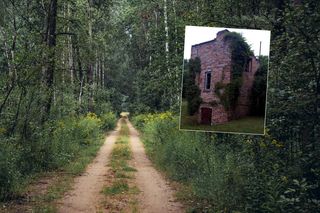 Opuszczona wieś niedaleko Warszawy