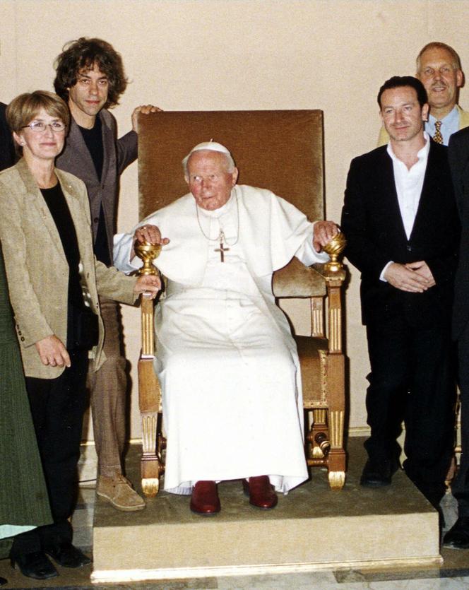 Znani celebryci u Jana Pawła II