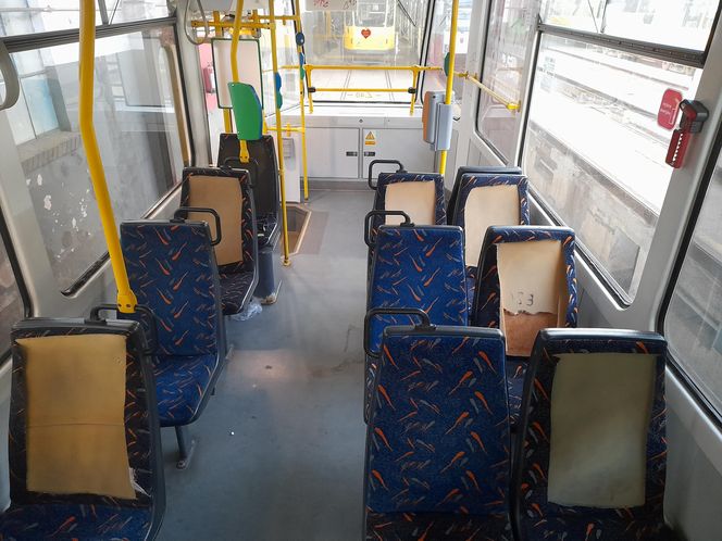 Wandalizm w tramwaju