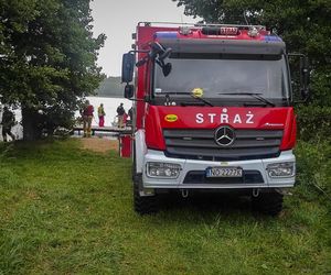 Dramat na jeziorze pod Szczytnem. Poszukiwania trzech nastolatków