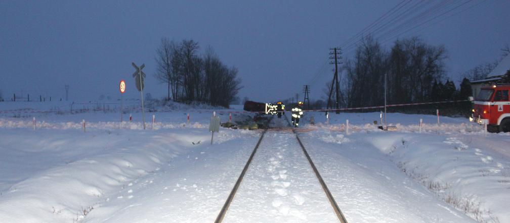 Tragiczny wypadek na przejeździe kolejowym