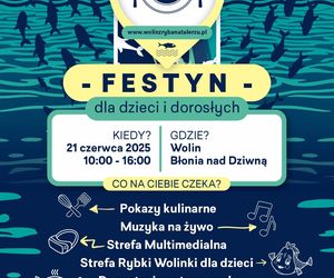 Wolin z rybą na talerzu