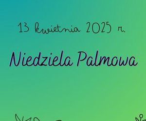 Kartka na Niedzielę Palmową