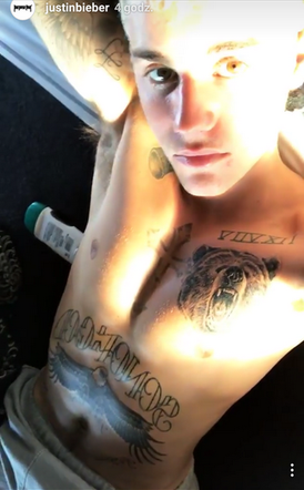 Nowy tatuaż Justina Biebera