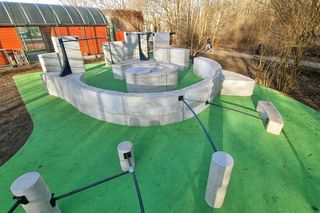 Flowpark do parkouru z drukowanego betonu 3D – Warszawa Ursynów