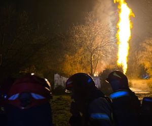 Potężny wyciek gazu w Krakowie. Ogromny słup ognia poderwał mieszkańców na nogi!