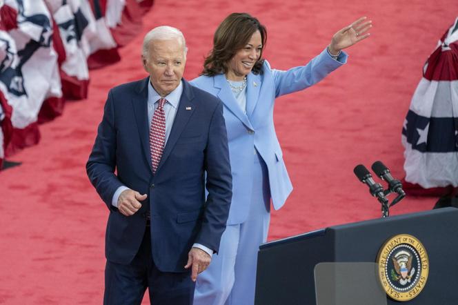 Kamala Harris z prezydentem Joe Bidenem