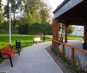 Tężnia solna w Parku im. Dziekońskiej w Białymstoku