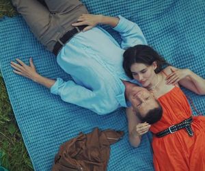 M jak miłość, odcinek jubileuszowy. Franka (Dominika Kachlik), Paweł (Rafał Mroczek)