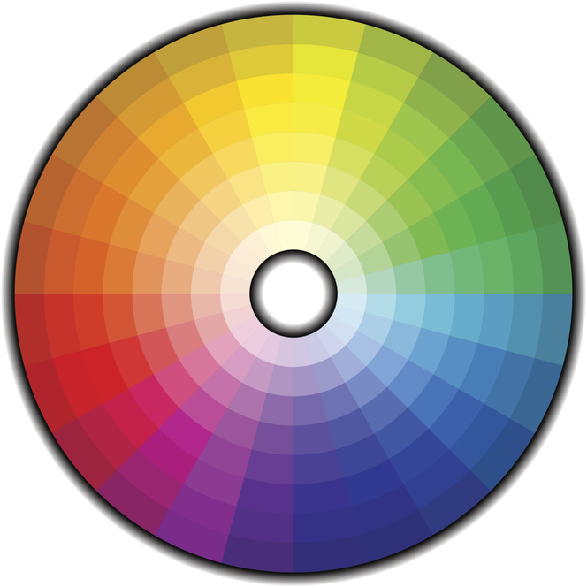 Koło barw przydatne podczas łączenia kolorów ścian