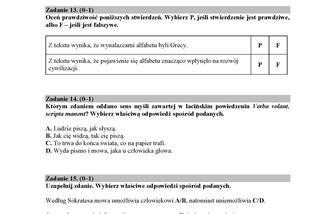 Egzamin gimnazjalny 2019 - język polski