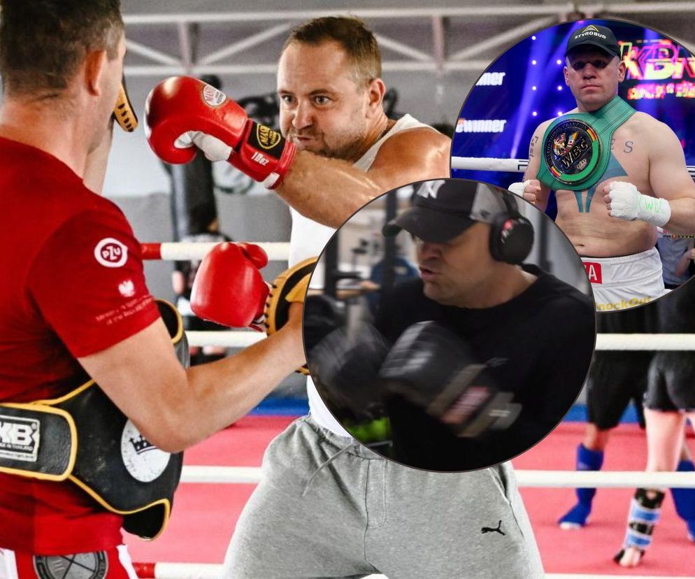 Karol Nawrocki trenuje boks