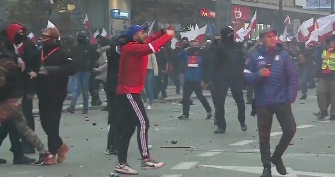 To oni demolowali Warszawę w czasie marszu