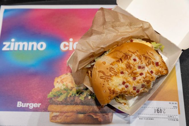 Taki widok na premierze Burgera Drwala w McDonalds. Wielkie zaskoczenie.