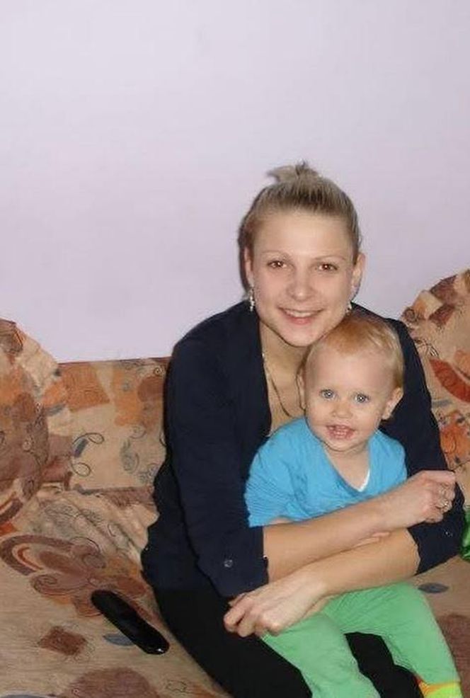 Magdalena Narożna z córką