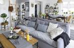 Salon w stylu scandi i boho