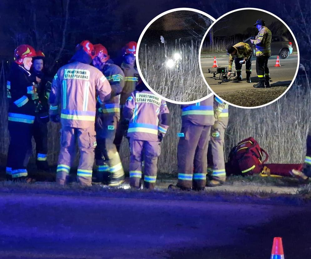 Samolot spadł, są poszkodowani. Utrudnienia w ruchu.