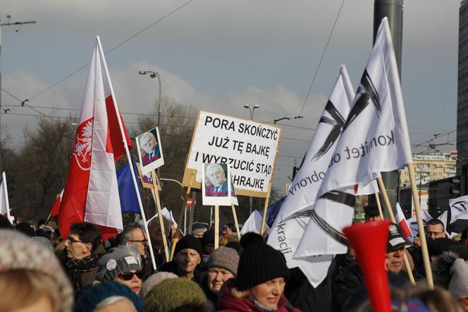 Marsz KOD w Warszawie, 27.02.2016