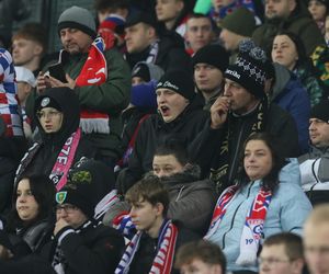 Kibice na meczu Górnik Zabrze - Lech Poznań