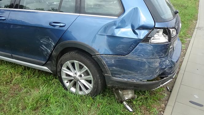 Naćpany kierowca zdemolował osiem aut i uciekł