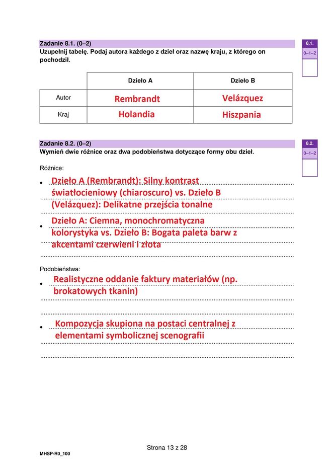 Matura 2025 historia sztuki - odpowiedzi do arkusza CKE 14.05.2025 - Formuła 2023