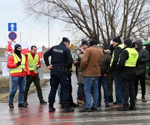 Protest rolników w Medyce