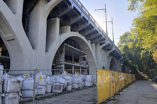 Remont mostu Poniatowskiego w Warszawie