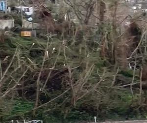 Michał Żebrowski pokazał oko cyklonu! Potworne zniszczenia po Melissie