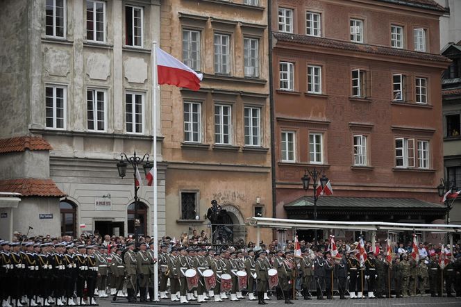 Uroczystości na pl. Zamkowym w Warszawie (3.05.2025)