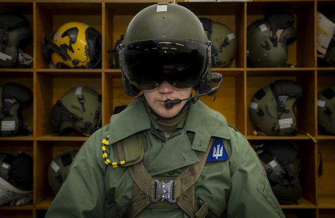 PIlot z Ukrainy na szkoleniu RAF