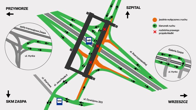 25 października2025 r. rusza rozbiórka gigantycznej kładki na gdańskiej Zaspie