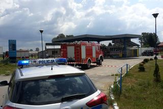 Wybuch gazu na stacji paliw. Ranny 33-latek trafił do szpitala w Białymstoku
